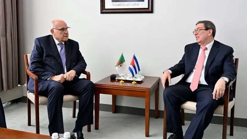 السيد عطاف يلتقي وزير الخارجية الكوبي بنيويورك